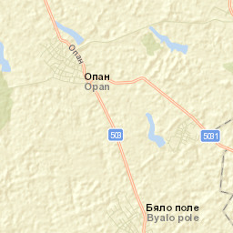 Obshtina Opan Street Map