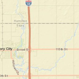 Story City Street Map