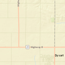 Dysart Street Map