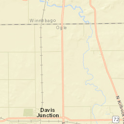 11018-11998 E Utility Rd Davis Junction IL Street Map