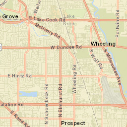 Wheeling Street Map