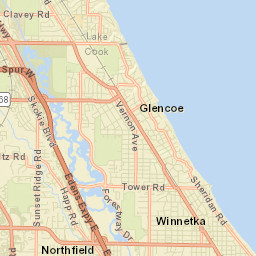 Northfield Street Map