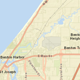Benton Heights Street Map