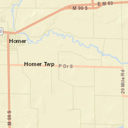 Homer Street Map