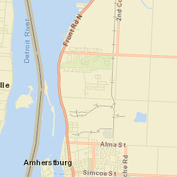 Amherstburg Street Map