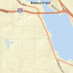 Stow New York Street Map