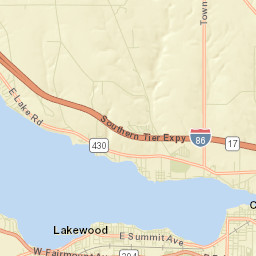 Sunnyside New York Street Map