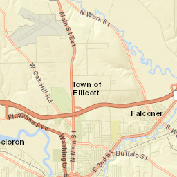 Ross Mills New York Street Map