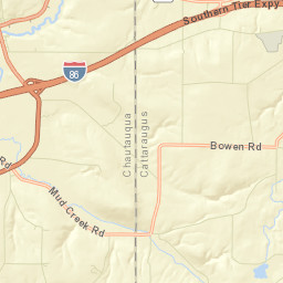 Clark New York Street Map