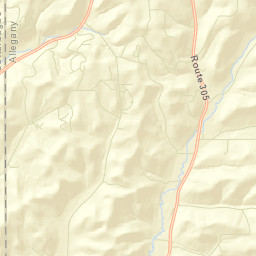 West Clarksville New York Street Map