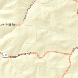 Hampshire New York Street Map