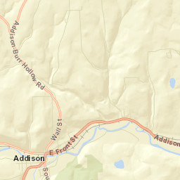 Addison New York Street Map