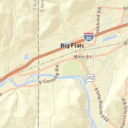 East Corning New York Street Map