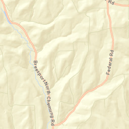 North Chemung New York Street Map