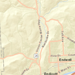 Union Center New York Street Map