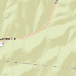 Lanesville New York Street Map