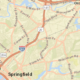 Springfield Street Map
