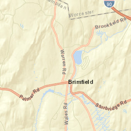 Brimfield Street Map