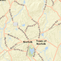 Norfolk Street Map