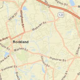 348-360 Union St, Rockland, MA 02370 Street Map