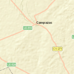 Campazas Street Map