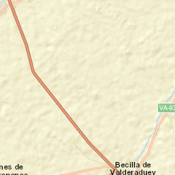 Becilla de Valderaduey Street Map