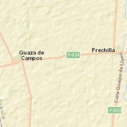 Frechilla Street Map