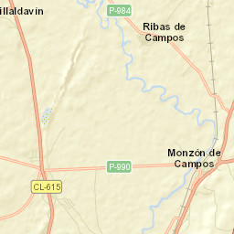 Monzón de Campos Street Map