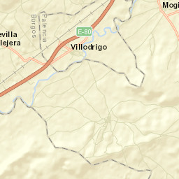 Villodrigo Street Map
