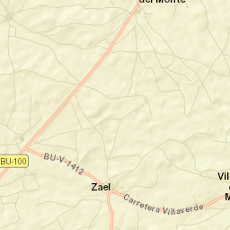 Villaverde del Monte Street Map
