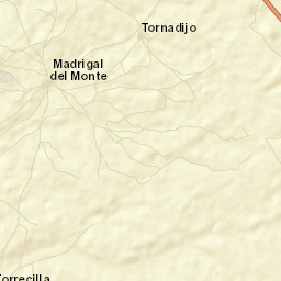 Madrigal del Monte Street Map