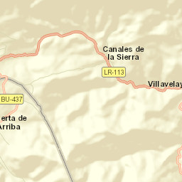 Canales de la Sierra Street Map