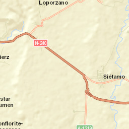 Siétamo Street Map
