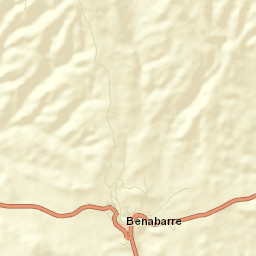 Benavarri / Benabarre Street Map