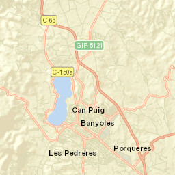 Banyoles Street Map
