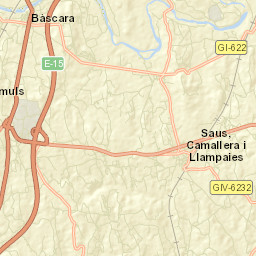 Bàscara Street Map