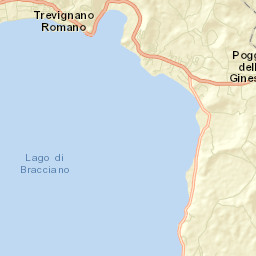 Trevignano Romano Street Map
