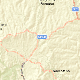Sacrofano Street Map