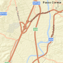 Fiano Romano Street Map