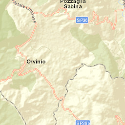 Orvinio Street Map