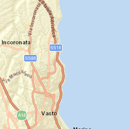 Vasto Street Map