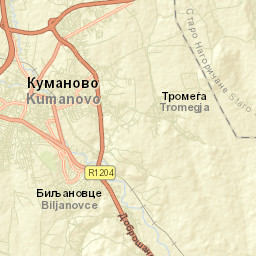 Kumanovo Street Map