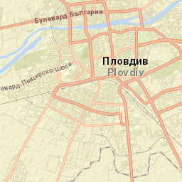 Plovdiv Street Map