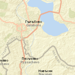 Gŭlŭbovo Street Map