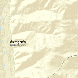 Akhalgori Street Map