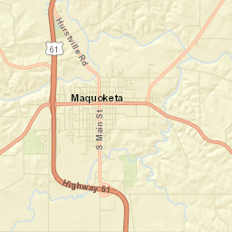 Maquoketa Street Map