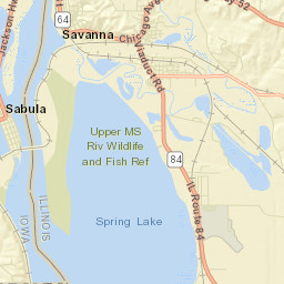 Savanna Street Map