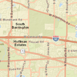 Schaumburg Street Map