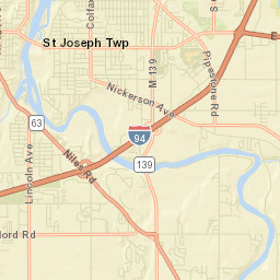 Fair Plain Street Map