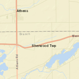 Athens Street Map
